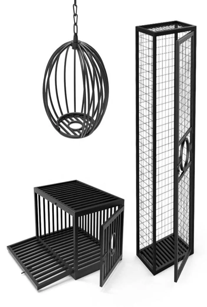 SM Performance Promocja Produkty dla dorosłych BDSM Bondage SM Trening Metal Cage204I6786555