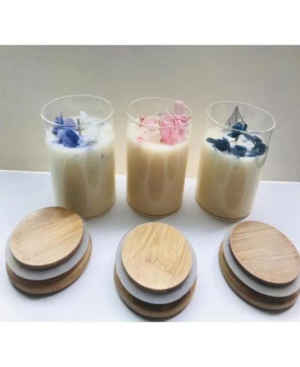 Candela di compleanno che producono barattoli fai -da -te borosilicato in vetro in vetro a vaso di tè snacks bottiglia Jar barattolo pH jllagz4630807