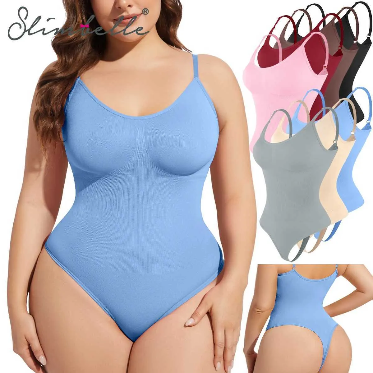 نساء نساء camisole bodysuits للملابس الداخلية للسيدات البطن بعقب المشد مشد الخصر