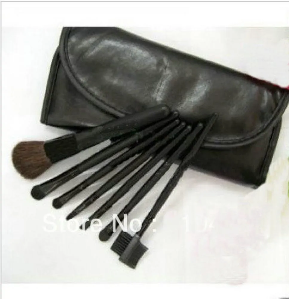 Nuovo nuovo più basso 7 pezzi Professional Brush SetSleather Pouch5PCS6989127