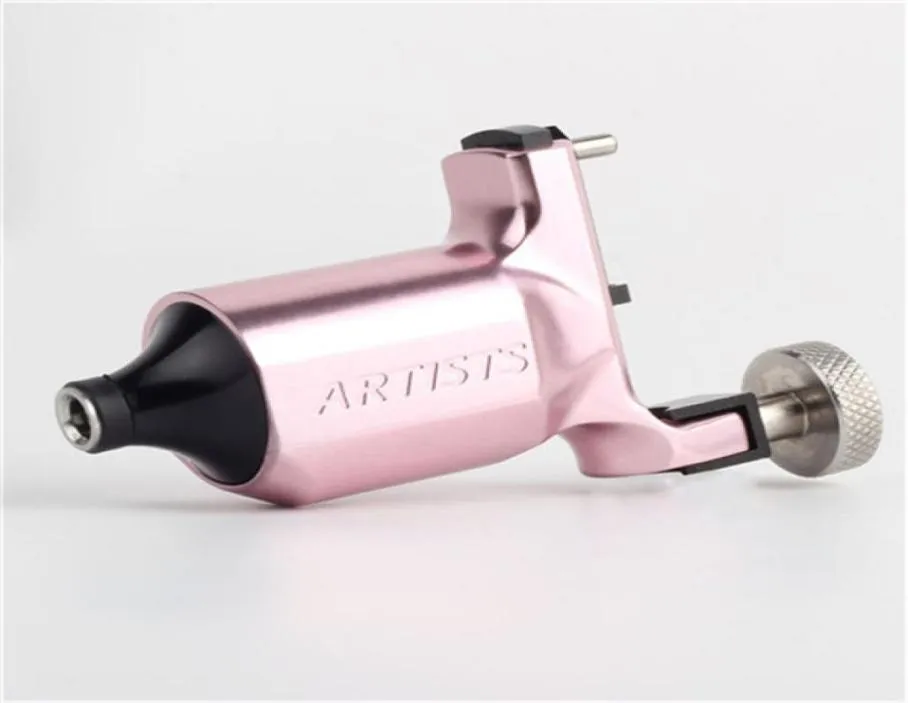 Artysta Rotary Pink Tattoo Maszyna Szwajcarska podkładka silnika Zasilanie z obrotowym pistoletem tatuażu dla tatuażu dla 2470190