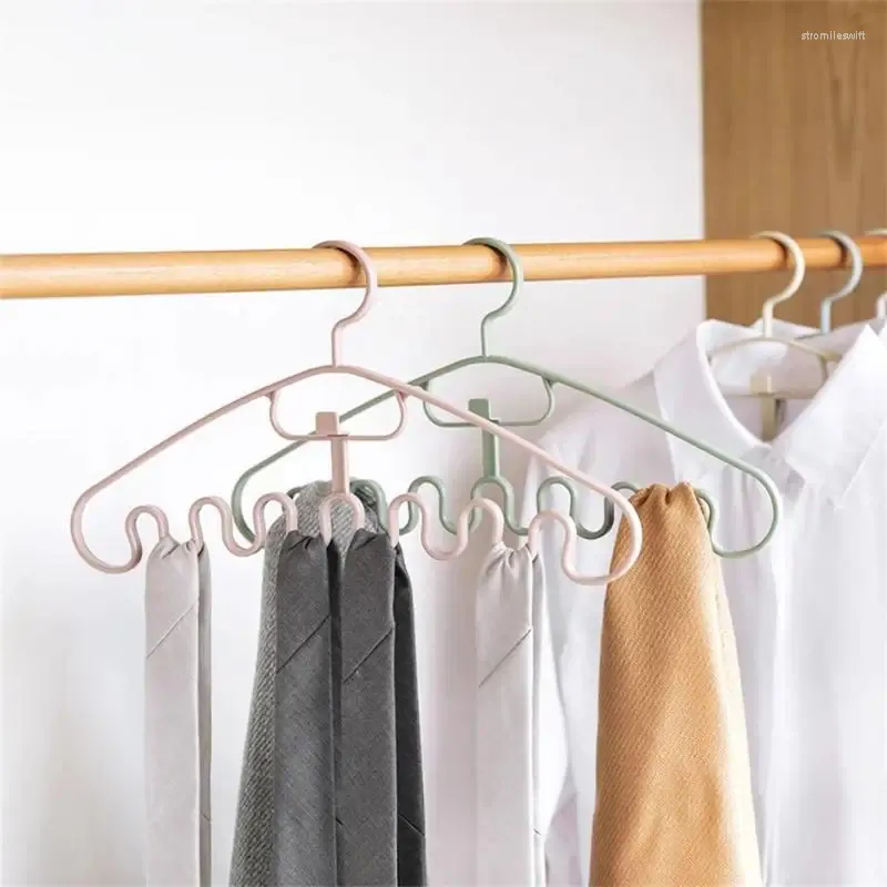 Hangers ondersteunen multifunctionele spaarruimte multi-ports golven goede lading-dragende capaciteit opslag kleding droogrek duurzaam
