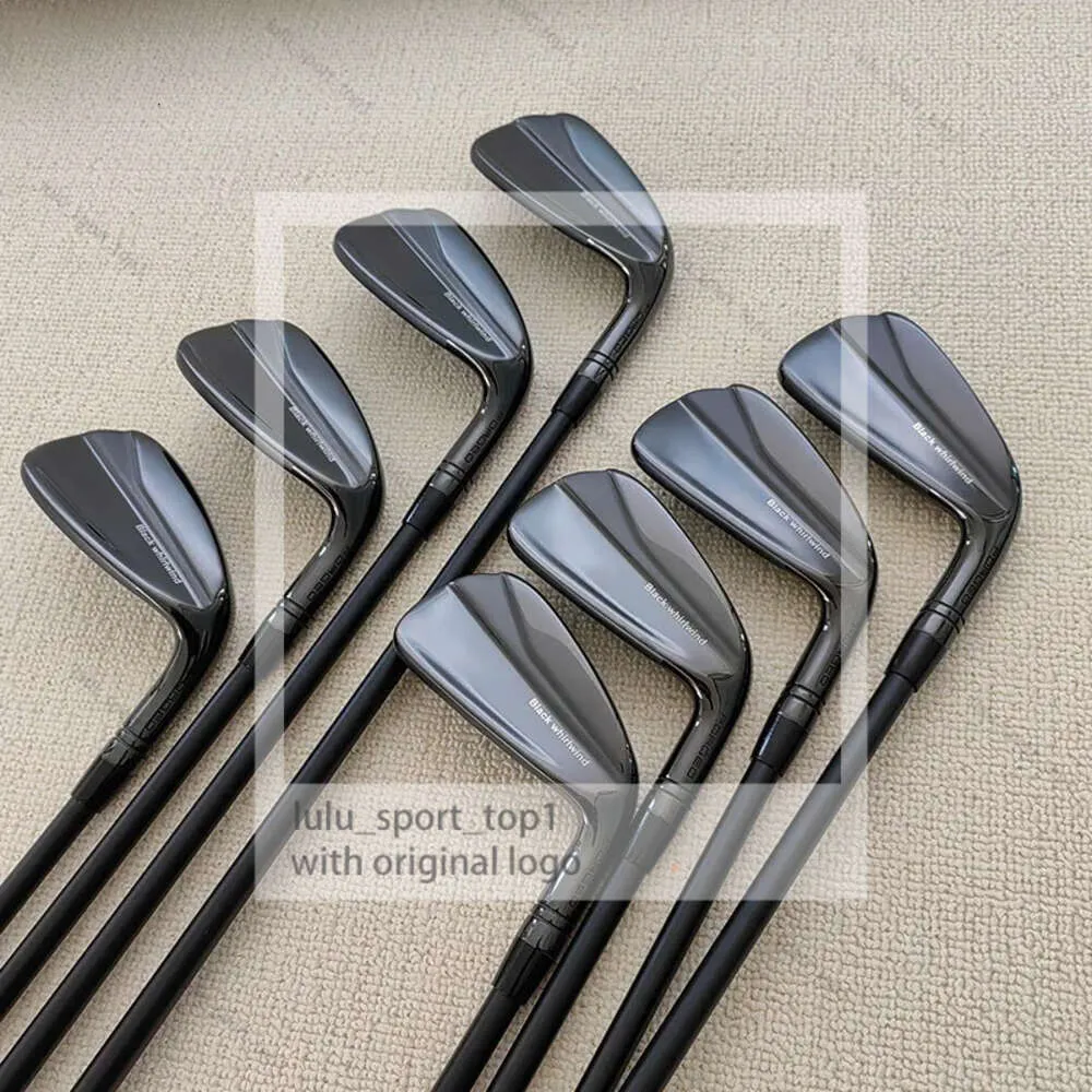 NOWOŚĆ 790 Black Whirlwind Golf Irons lub Golf Irons Set Blade Style Premium Men Club Golf Club ze stalowym wałkiem dla prawej ręki 323