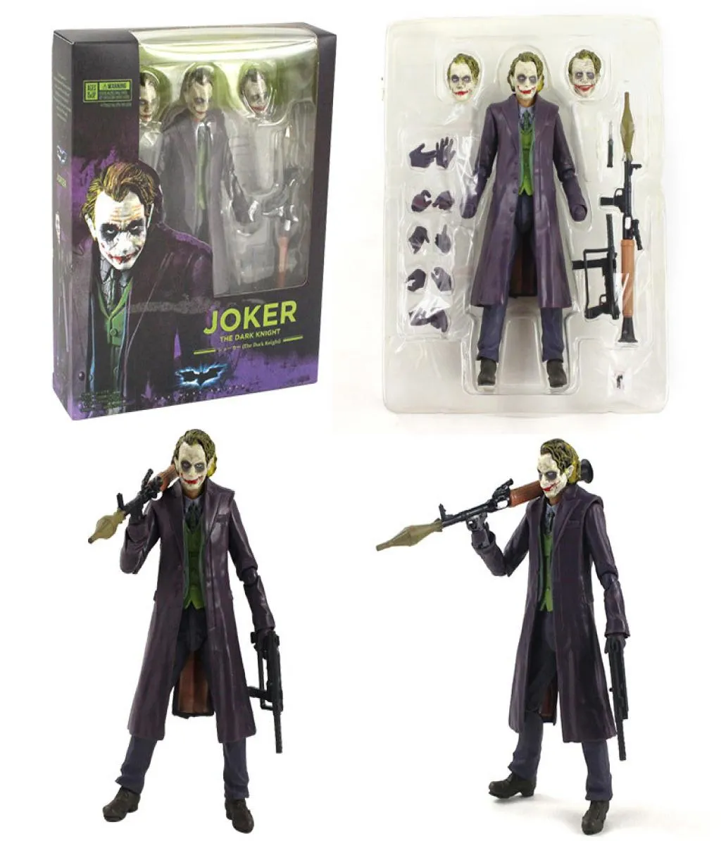 Met 15 cm SHF Joker Bazooka The Dark Knight PVC Actiefiguur Toys Doll Christmas Gift425411111