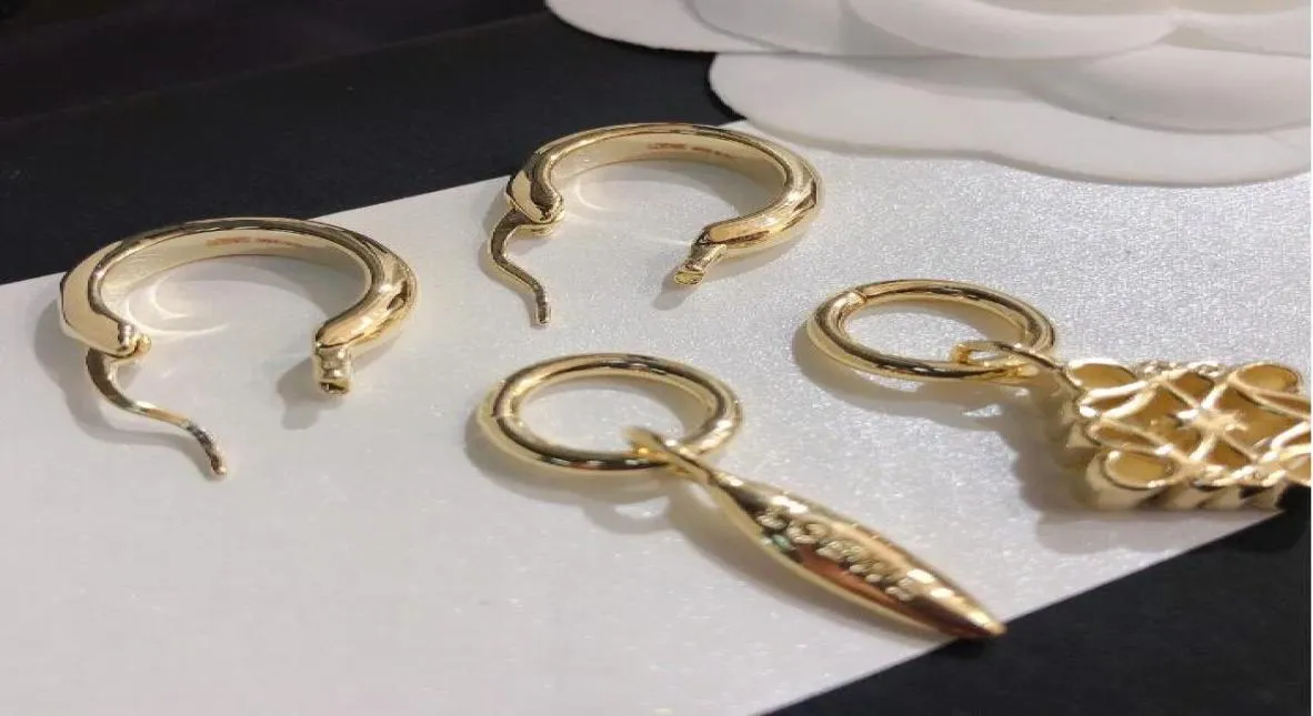 Charm 18K Goldplated oorbellen voor vrouwen mode oorbellen luxe meisjes sieraden accessoires stedelijke jeugdstijl geselecteerde verjaardag FAM3128189