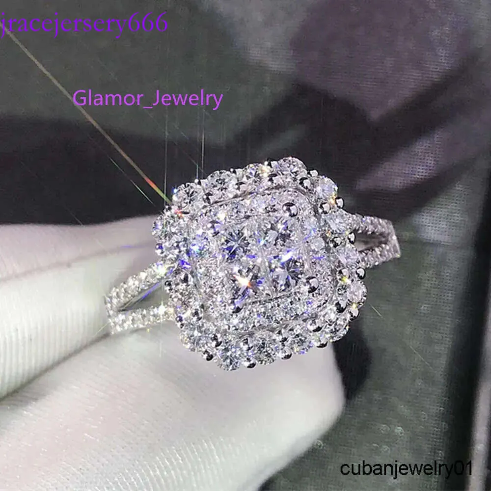 Caoshi Classic Engagement Ring Design AAA White Cubic Zirkon vrouwelijke vrouwen trouwring CZ Rings sieraden
