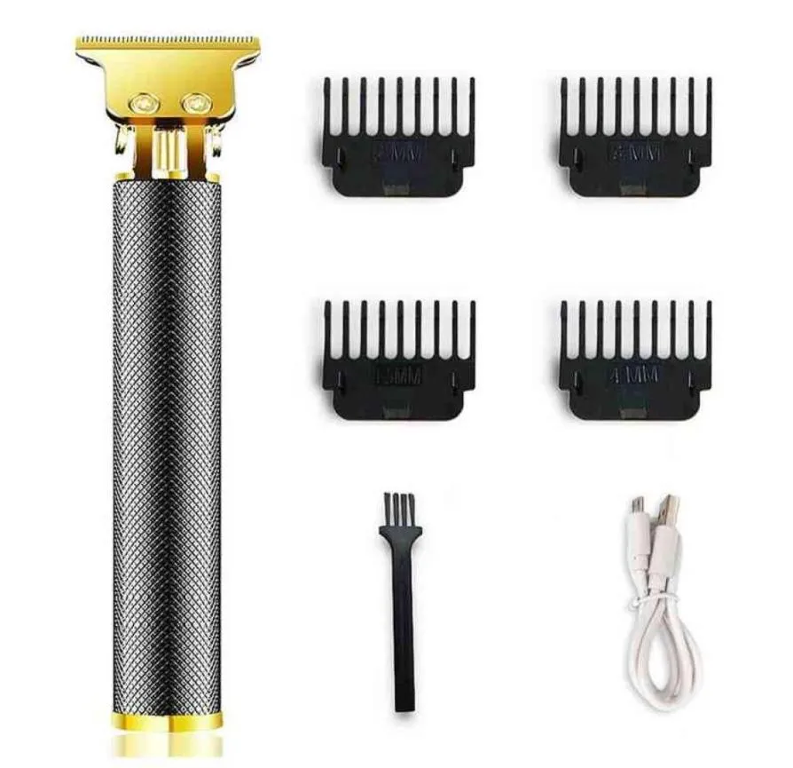 Hårklippare trådlösa USB -uppladdningsbara skötselsatser tblade nära skärtrimmer för män skalligt head skägg rakaer barberbutik g228997884