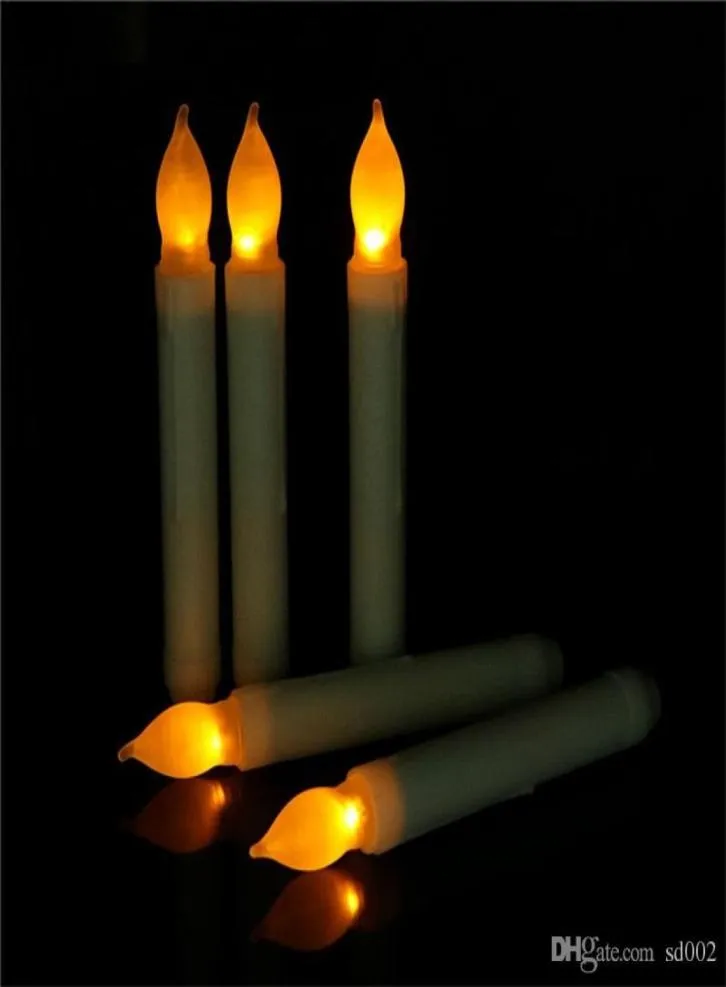 Bougies de cône lumineux LED Patterints sans flammes de la bougie de cône électronique fonctionnant pour les décorations de fête d'anniversaire de mariage 2 7AG II1127507