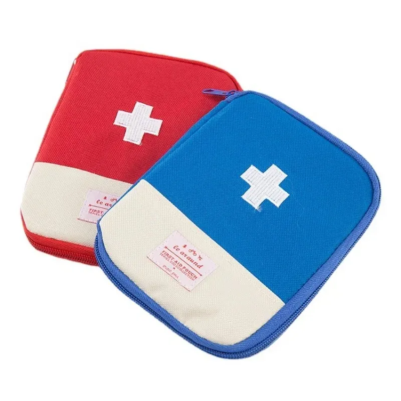 Kit médical de premiers soins voyage en plein air camping utile portable mini sac de rangement de médicaments camping casse de sac de sac de survie d'urgence