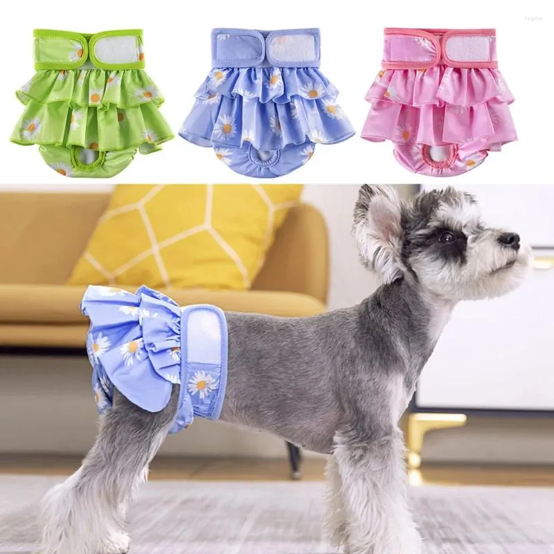 Dog Apparel Panties For Female Dogs Washable Diapers Highly Absorbent Reusable Period Pet Dresses Pants