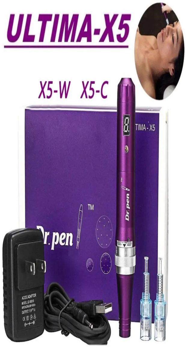 Derma Pen X5C Dr. Pen X5 Neueste Mikronadelstempel X5W Auto Electric Micronedle System mit LED -Screen1692755
