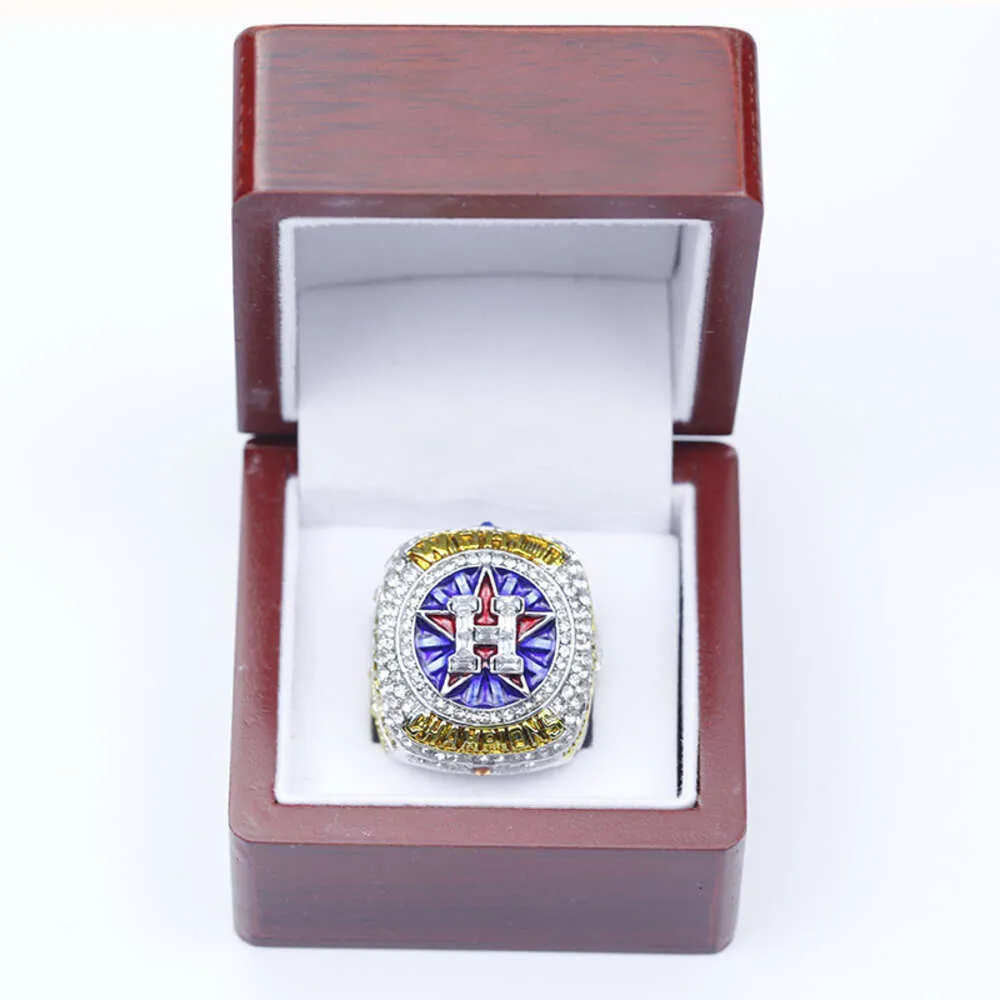 Rings de banda 2017 MLB Genuine Houston Astronaut Champion Ring Bregman Verlander Gattis 805i