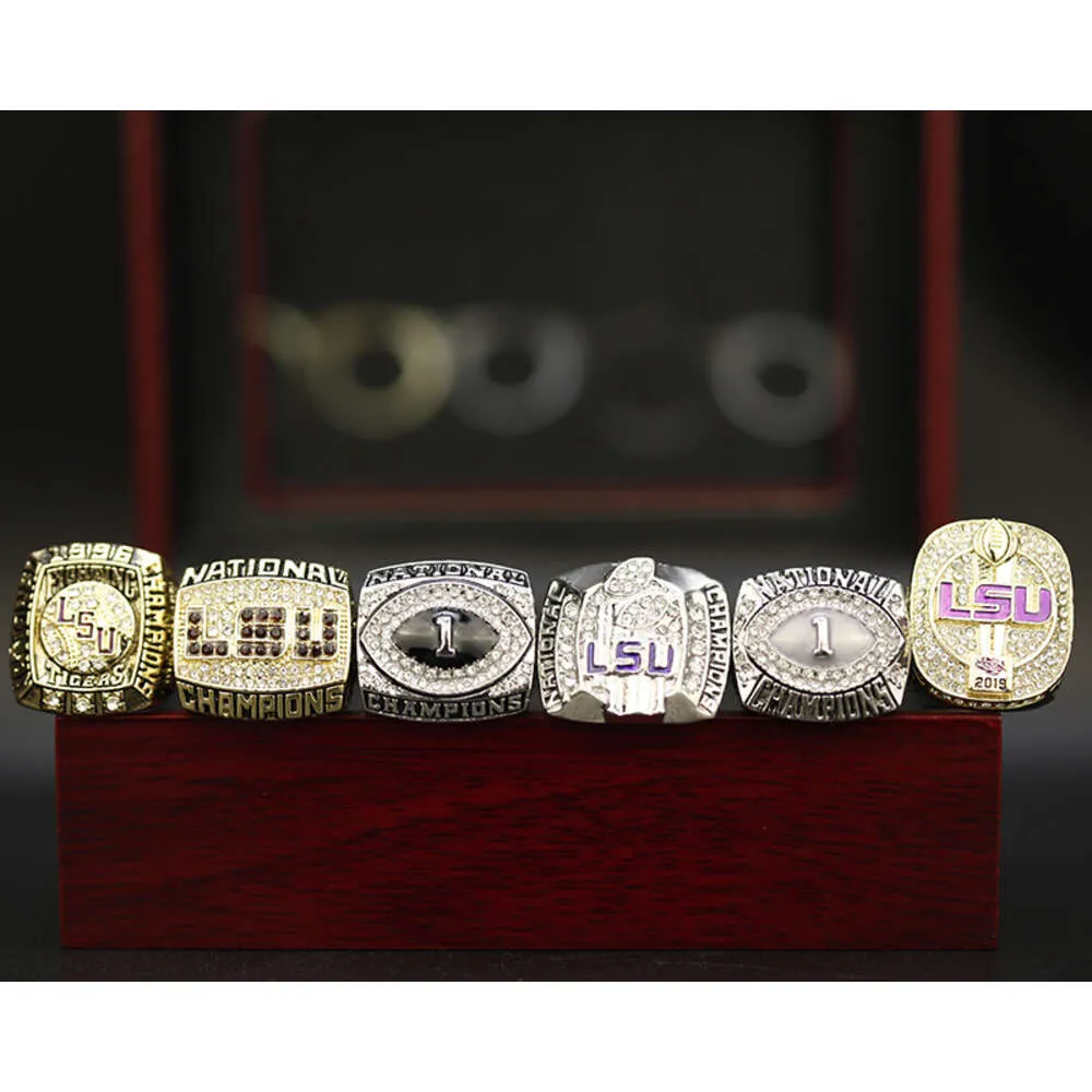 Band Rings 6 Ring Set Louisiana University League League NCAA LSU Champion Ring QDTE