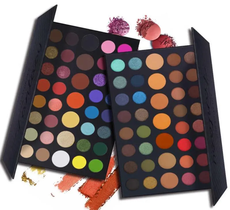 Tavolozza di ombretti opachi ucanbe 39 colori nudo naturale sfumato set di ombre set metallico artista fumoso bellezza cosmetica1011380