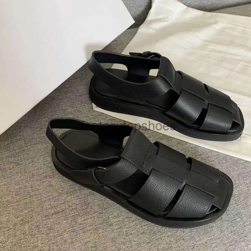 【archive】MARLENEDAM LeatherKnit Docking The Row Finalized TR Roman High Sandals Womens Knitted
