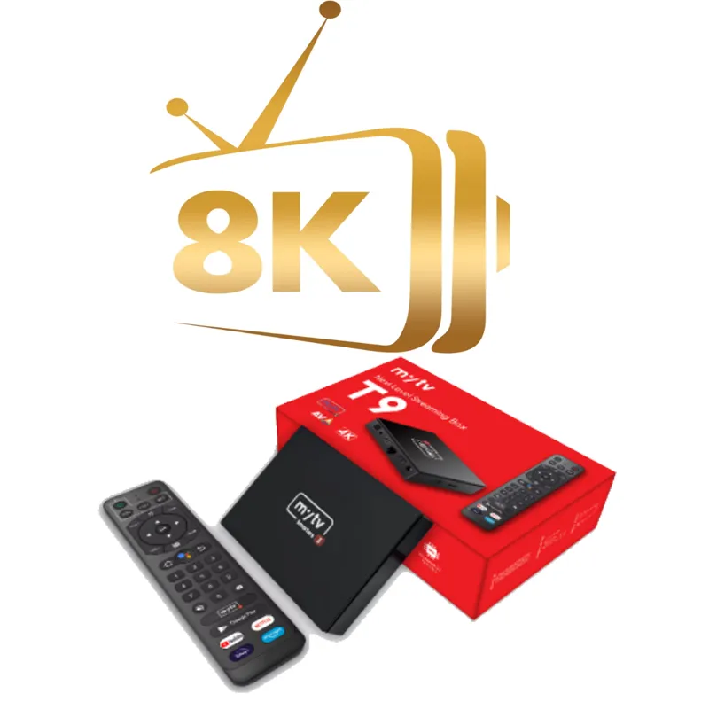 4K Strong 12M TV Plus MyTV Smarters3 T9 4G + 32G Smart TV Box Smart Android11 ​​TV Box Streaming Media Player S905W2 4K Set Top Box