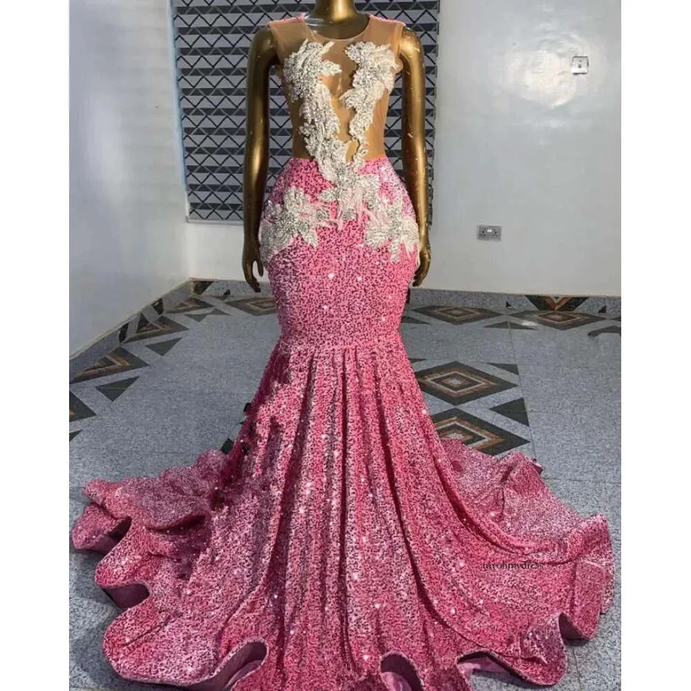 Pink Evening Dresses, Sparkly Evening Dress, Glitter Evening Dress, Sexy Formal Dresses     fg2940