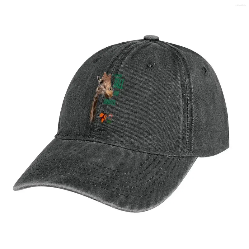 Berets World Giraffe Day Cappello da cowboy Cappuccio di pesca Trucker Beach Women's Capple