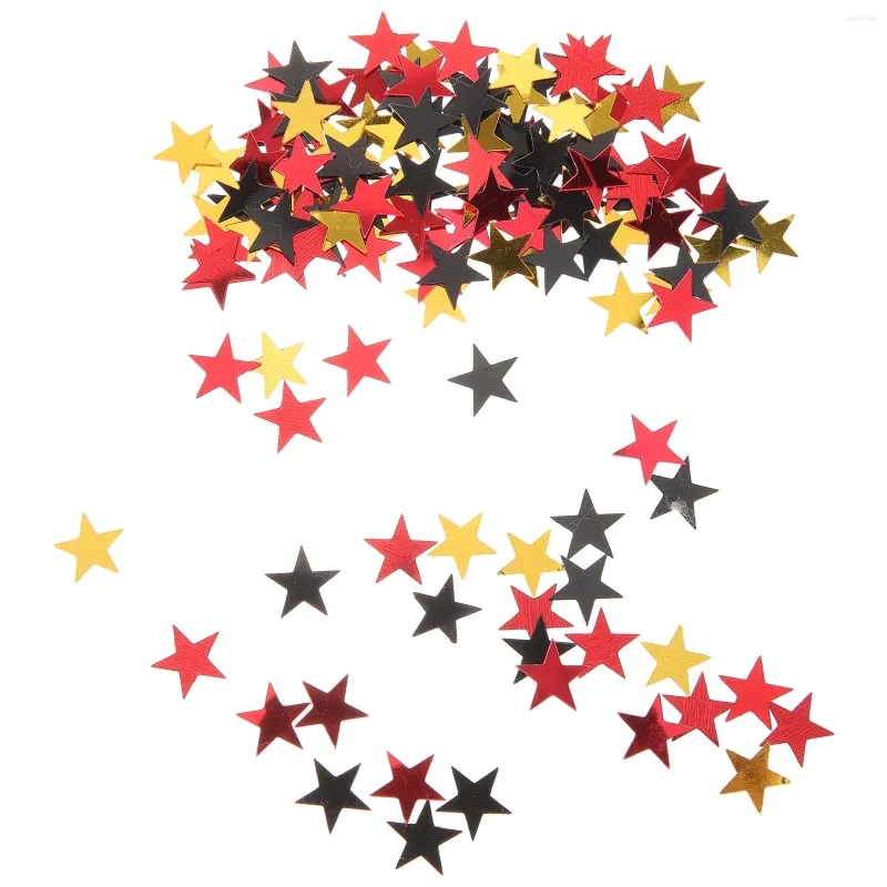 Party Decoratie Confetti Glitter Stars Zwart Goud Rode Tafel Metallic Foil Star Parns Scatter Oktoberfest Stickers Beer