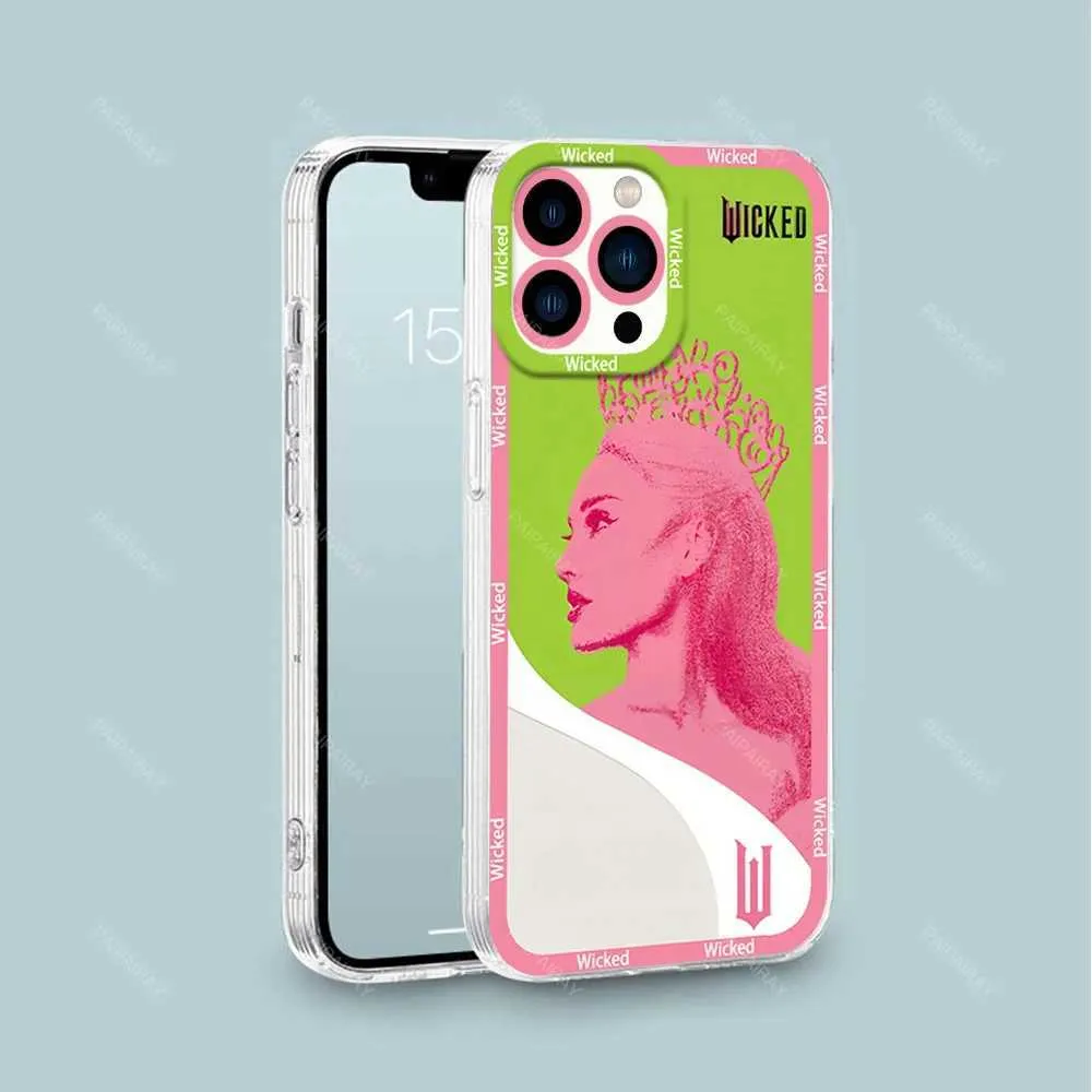 W Wicked Part One Movie G Glinda Transparent Bezel Hot Pink