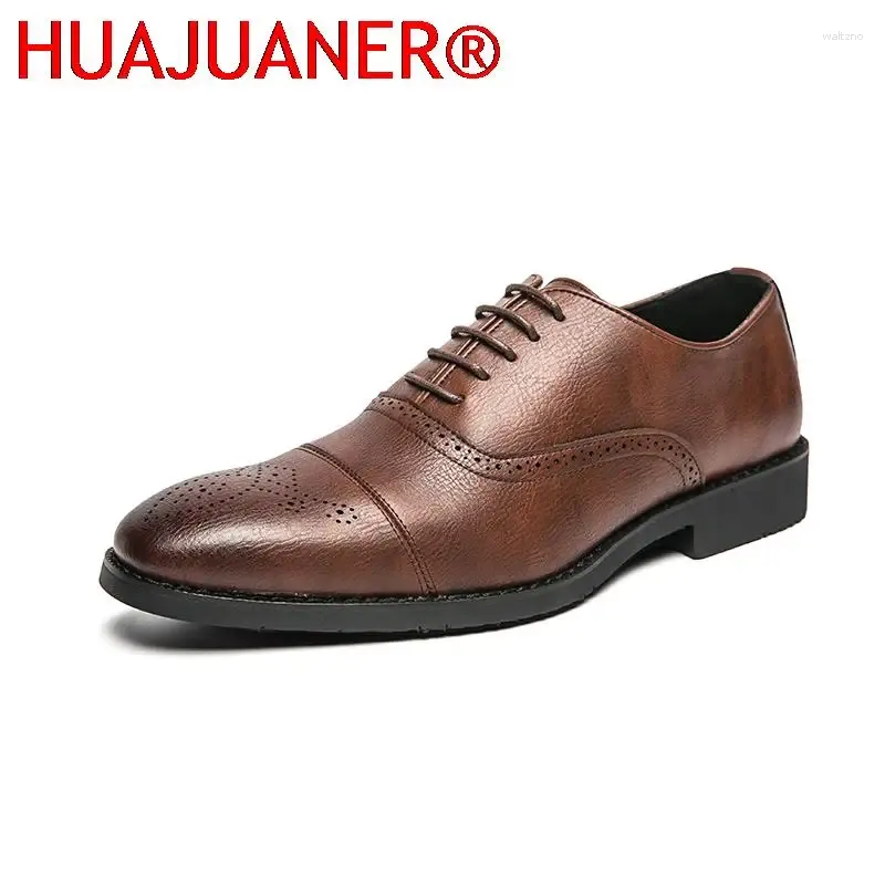 Sapatos casuais mais tamanho 38-47 homens derby moda oxford vestido masculino bem vestido de calçados formais