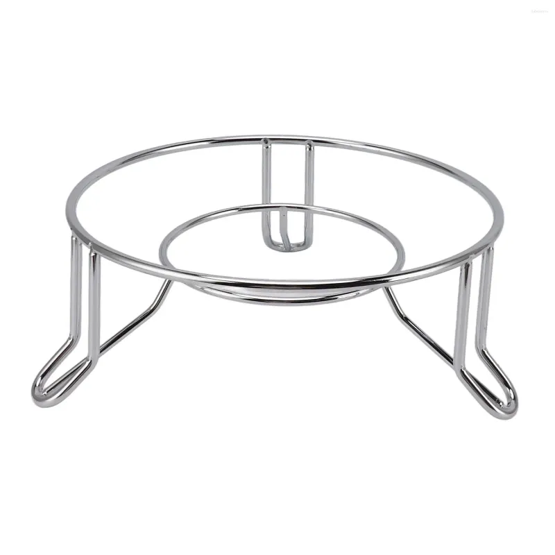 Aufbewahrung Flaschen runder Platte Trivet Halterisolierung Edelstahl Pot Rack Desktop Schutz Multifunktional für die Küche Ess