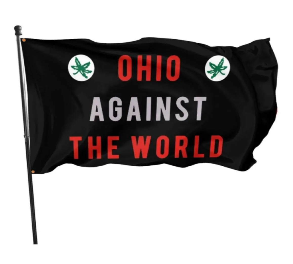 Ohio Against The World Flags Banners 3039 x 5039ft 100D Polyester Fast With Two Brass Grommets6498887