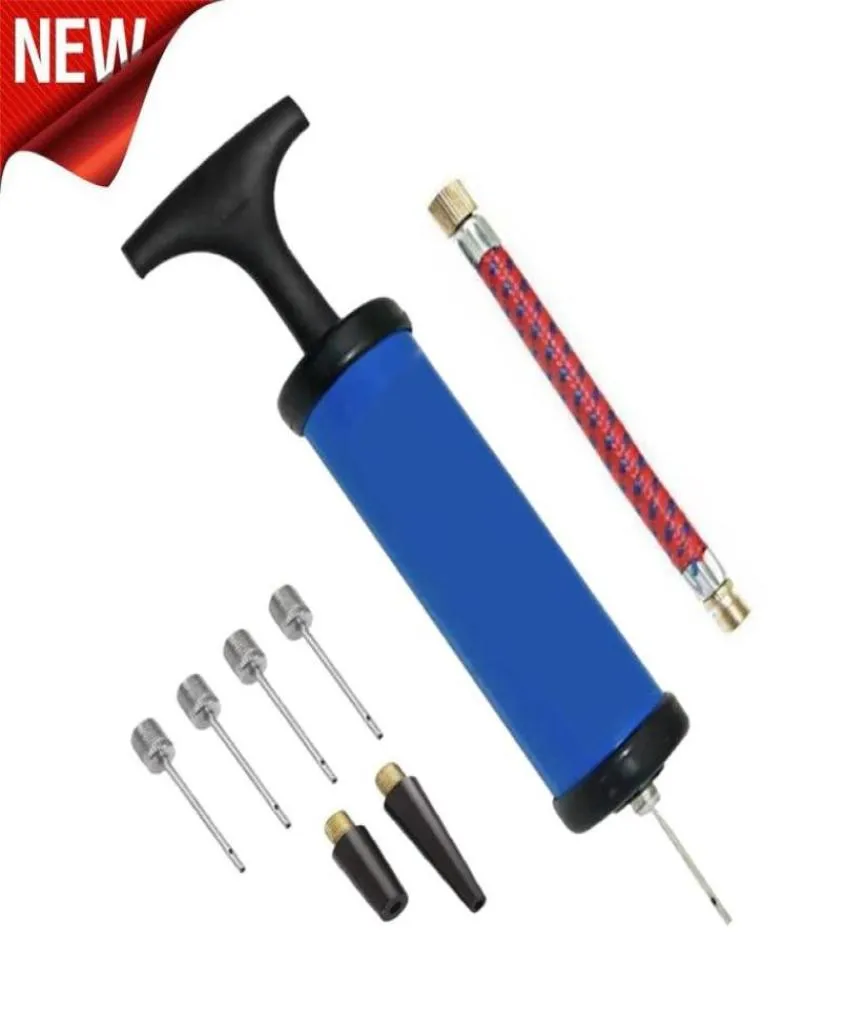 Sports Ball Pump Kit Inflator Portable Hand Air for Football Basketball Sport Soccer Complete Party Decoration3592190