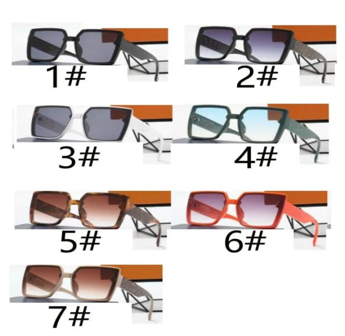 Summer Woman Travel Travel Sunglasses Driving Bicycle Cycling Glass Man Couleur noire Bélans SquareRmed Lunes UV Protection E9531399