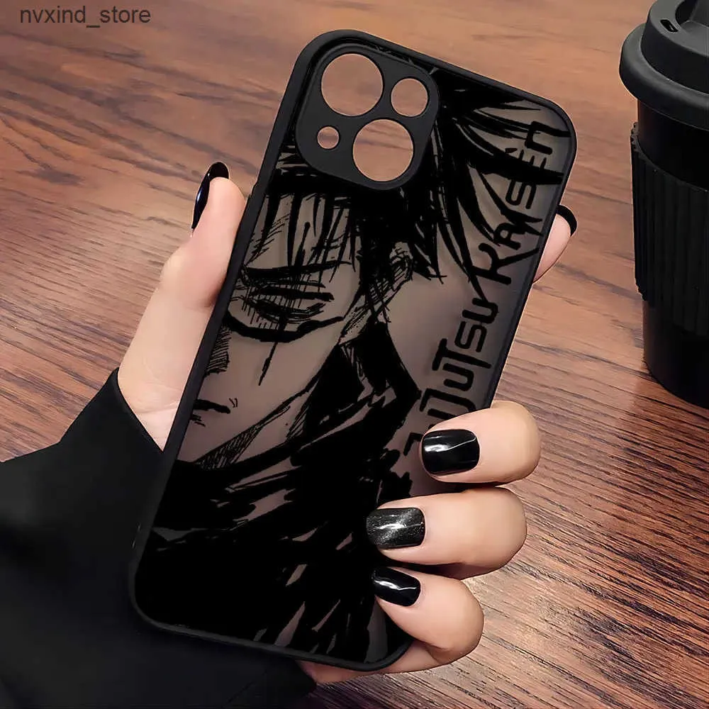 Anime Phone Case for iPhone Matte Black, Transparent Back Cover, Shop  Now! Best Seller
