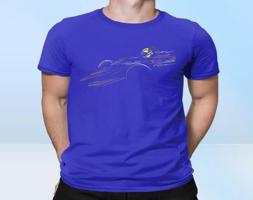 Men039S tshirts Ayrton Senna 97T T Shirt Men Cotton Casual Tshirt Crew Neck Tee Kort ärmkläder vuxen9943421