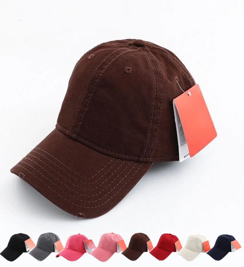 Mens Fashion Baseball Caps Active Unisex Cap met letters borduurwerk verstelbaar 56560 cm hiphop 8 kleuren1155759