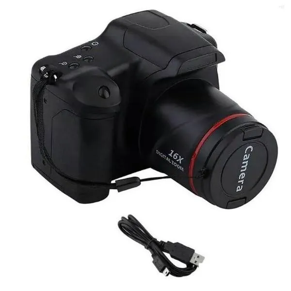 Digital Cameras Portable Travel Vlog Camera Pography 16X Zoom 1080P Hd Slr Anti-Shake Po For Live Stream Drop Delivery