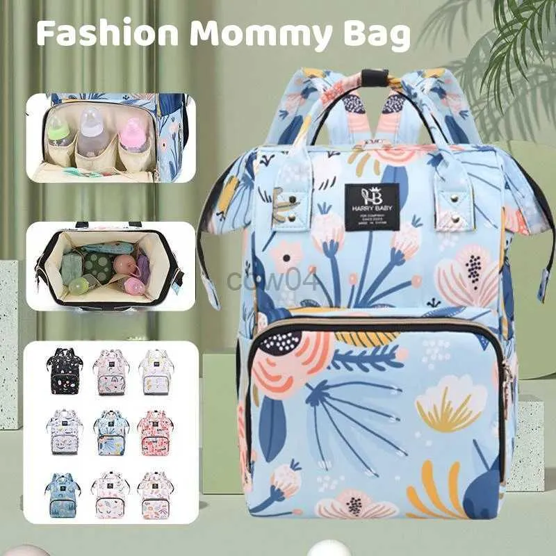 Wickelbeutel Mama Wickelbeutel Rucksack Mutterschaftstasche für Baby großer Kapazität USB Warterproof Babyparty Geschenk Multifunktions Baby Windel Taschen D240429