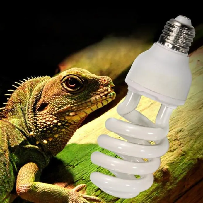Lighting Reptile Light Bulb 5 10 UVB 13W UV Lamp Vivarium Terrarium Snake Pet Heating1544227