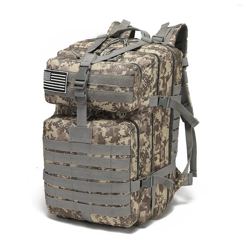 Rucksack 40l Molle Army Trekking große Kapazität wasserdichte Jagdwanderung Camping Oxford Stoff tragbarer Umhängetasche Outdoor