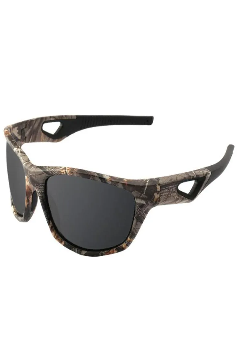 Lunettes de soleil Drop 2021 Men polarisé Camo Frame Brand Designer mâle Polaroid Soleil Camouflage Camouflage Case Hunting Goggles5249439