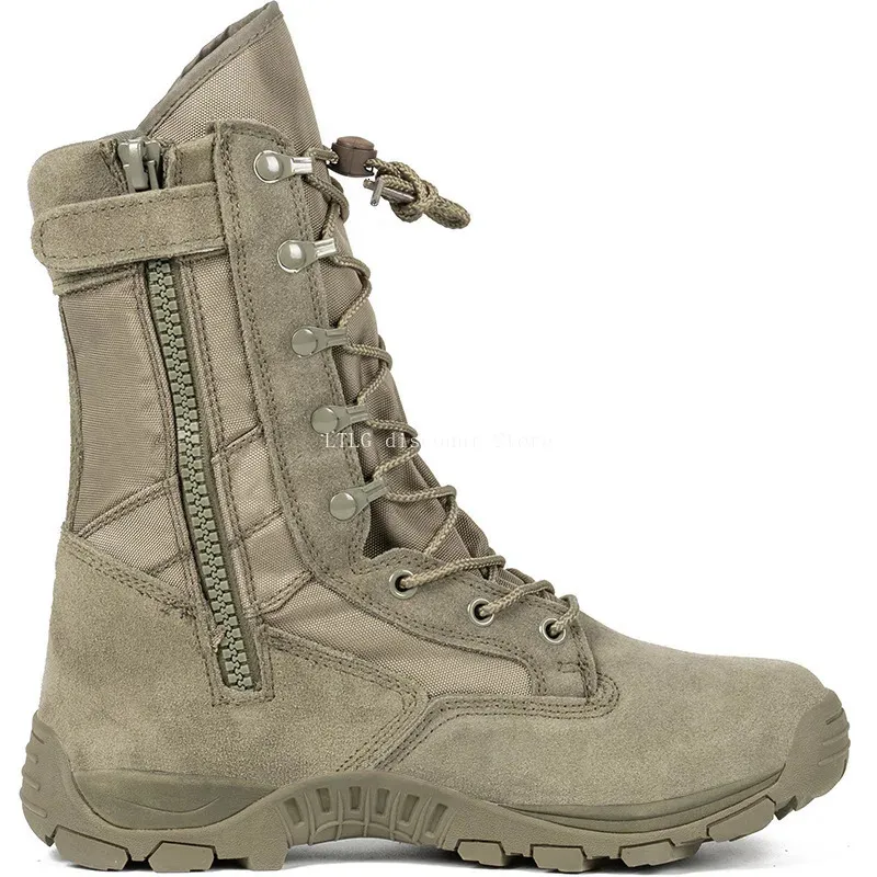 Botas de combate altas, deserto verde, botas marrom botas leves botas de caminhada de botas militares botas bota masculina 240418