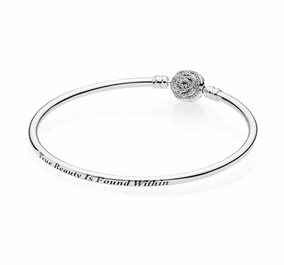 Новый 100 925 Серебряный браслет серебряный браслет Diseny Beauty Beast Brangle Bracelet подходит для европейских очарований DIY Jewelry 2012113163301