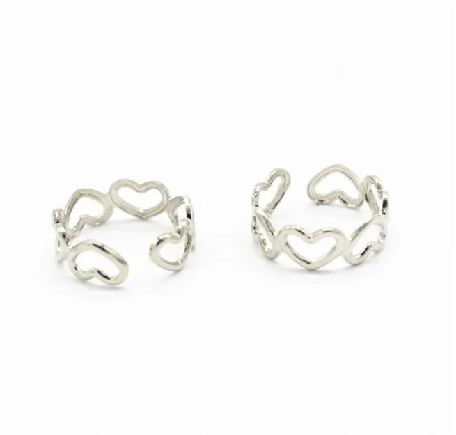 20 PCS modestijl dame elegant verstelbare rhodium gouden toon koperen teen ring voet strand sieraden voor dames217T8898909