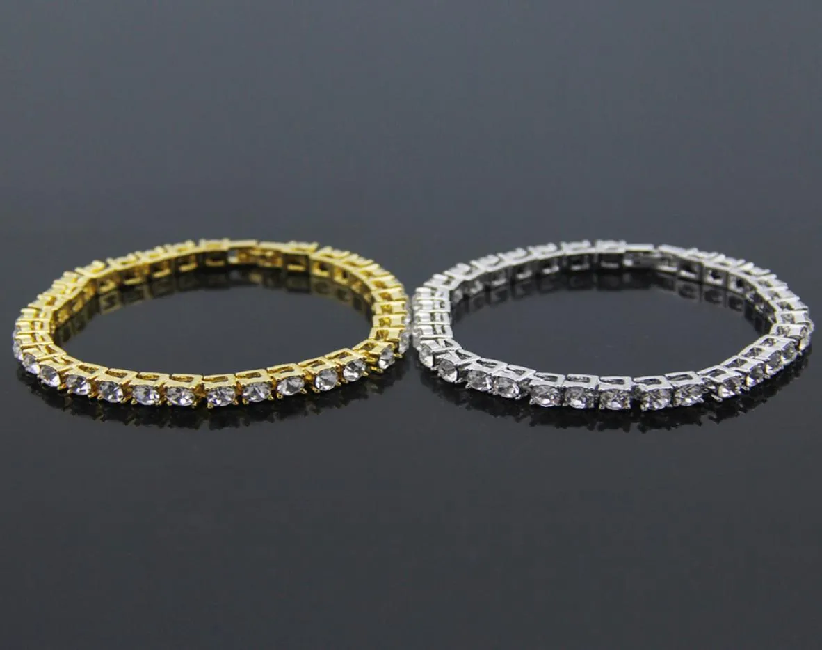 Européen et américain vendant de nouveaux bijoux hip hop bracelet en diamant en diamant pour hommes bijoux de bijoux entièrement 1372592