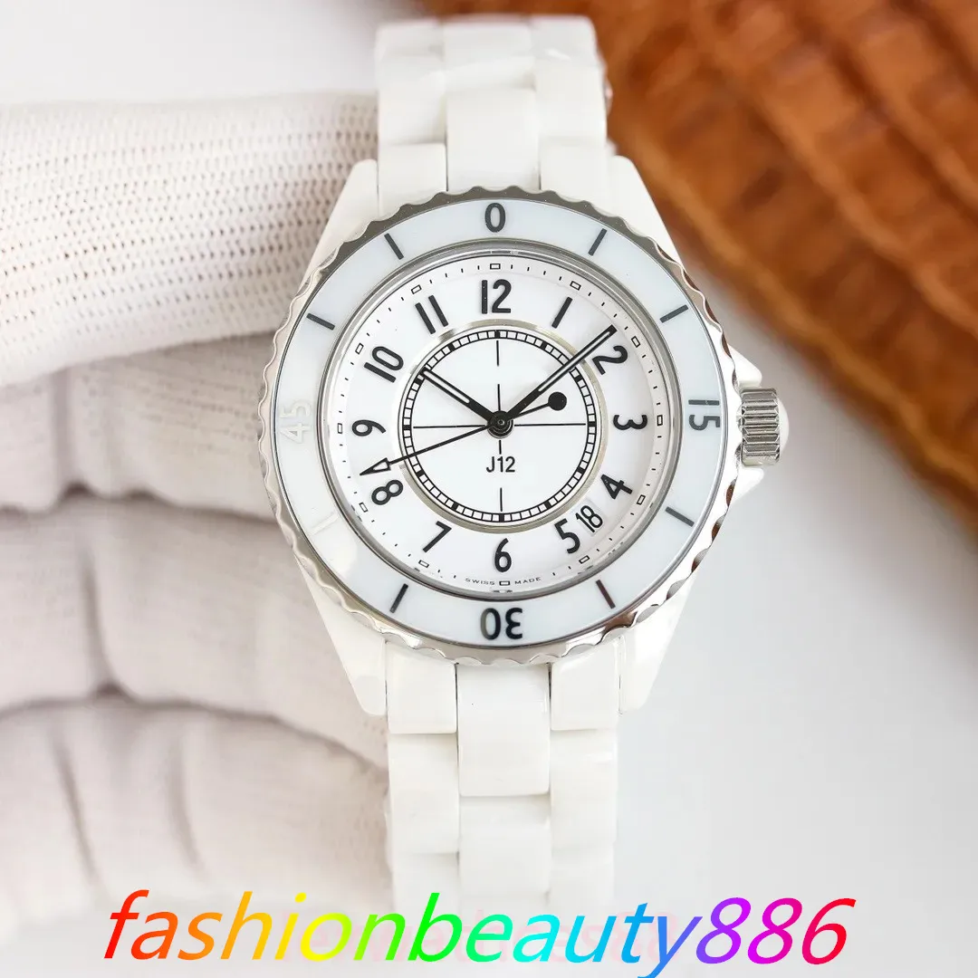 CC Ladies Luxury Automatic Maisanite Designer Watch Classic Business Casual Montre de Luxe Diamond Womenwatch Grand Taille Thin Taille 38 mm 33 mm Mécanique