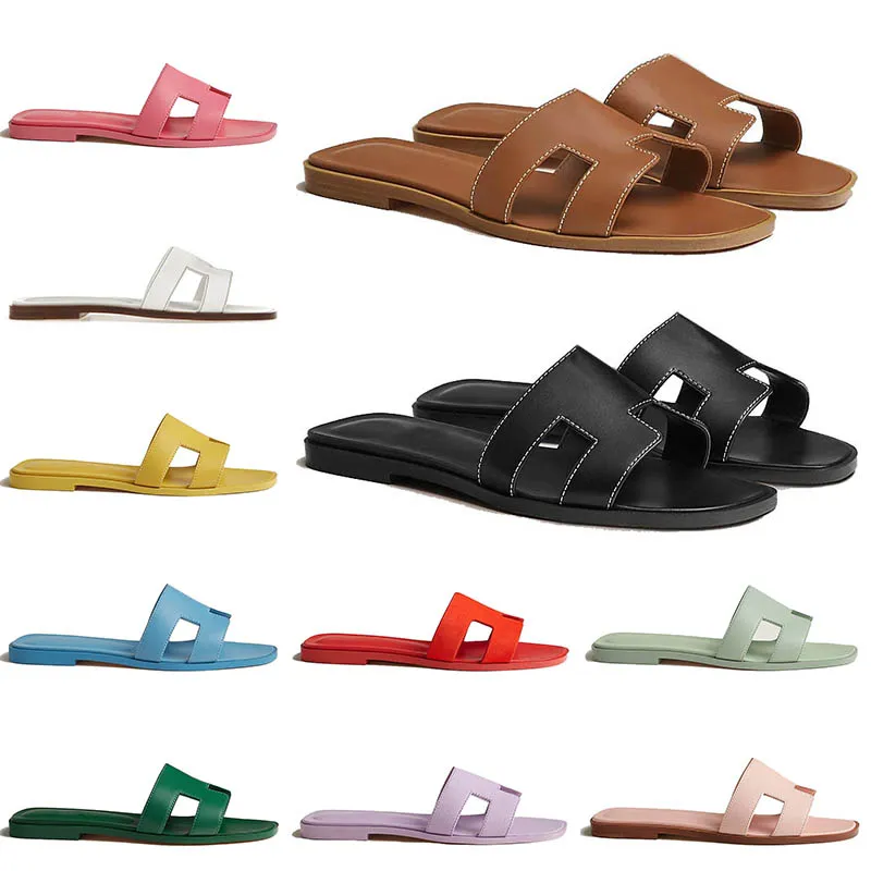 Sandálias de designer mulheres plataforma sapatos baixos praia plana mula de borracha marrom preto rosa sandles luxurys slides escritório loafers 【code ：L】