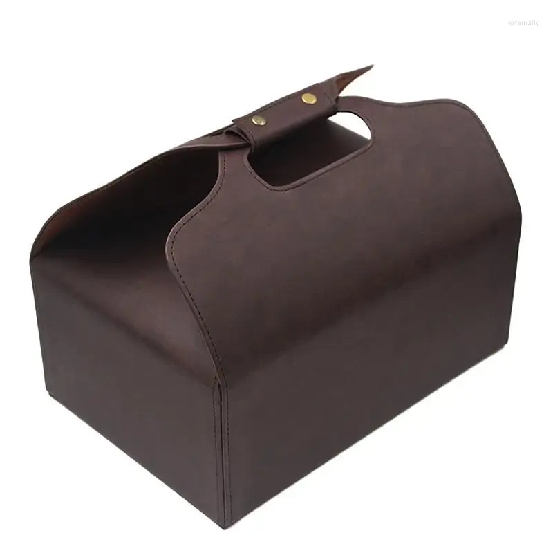 Storage Bags Large Leather Gift Box Case Birthday Luxury Tray Jewelry Pouch Party