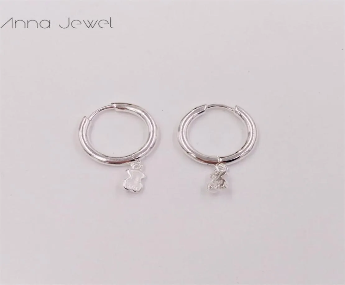 Orso gioielli 925 Sterling Silver Girls To Us Abbassando gli orecchini boho per donne incantesimi set da festa per feste di compleanno Oreno di compleanno Luxu4890464