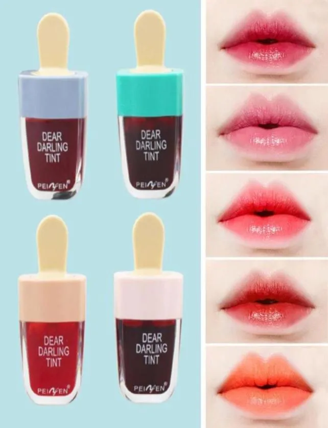 5pcSet Style coréen mignon Ice Cream Tint Tint Makeup Hydrating Lip gloss Cosmetic Liquid Liquid Gloss Lipstick Lasting Lasting Z8M7957959