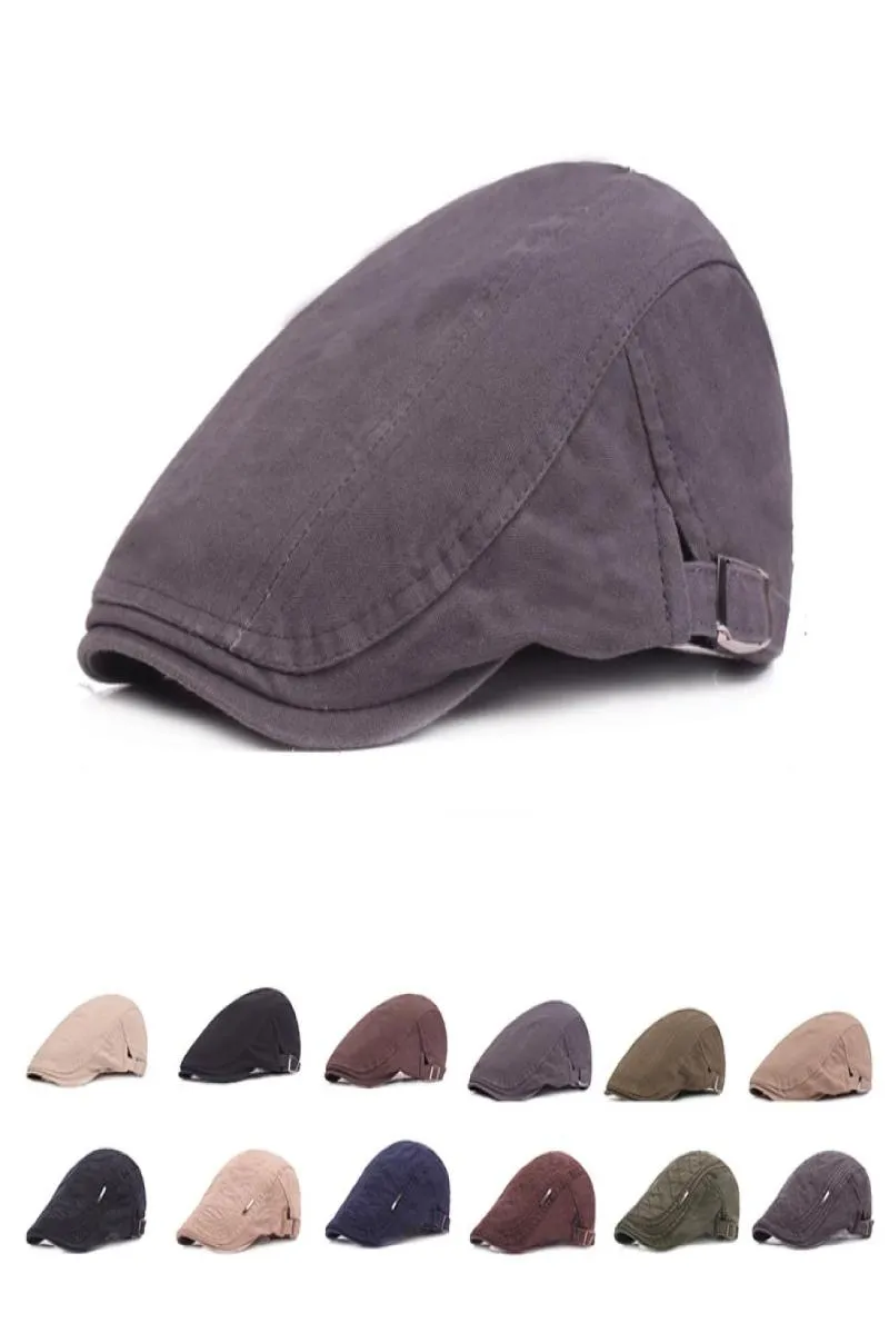 Hommes Cotton Cap plat Soft Fit Cabbie Newsboy Merveilleux Newsboy Classic Classic Ivy Hat Women Woad Cabbie Irish Hunting Berret3412848