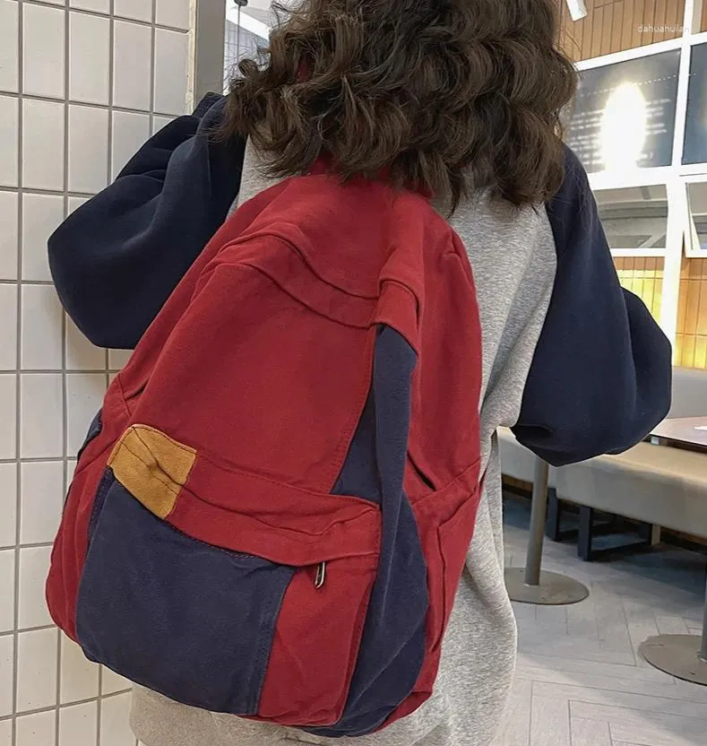 Patchpack Patch Multi-Compartment plecak na płótnie torba na ramię kontrast