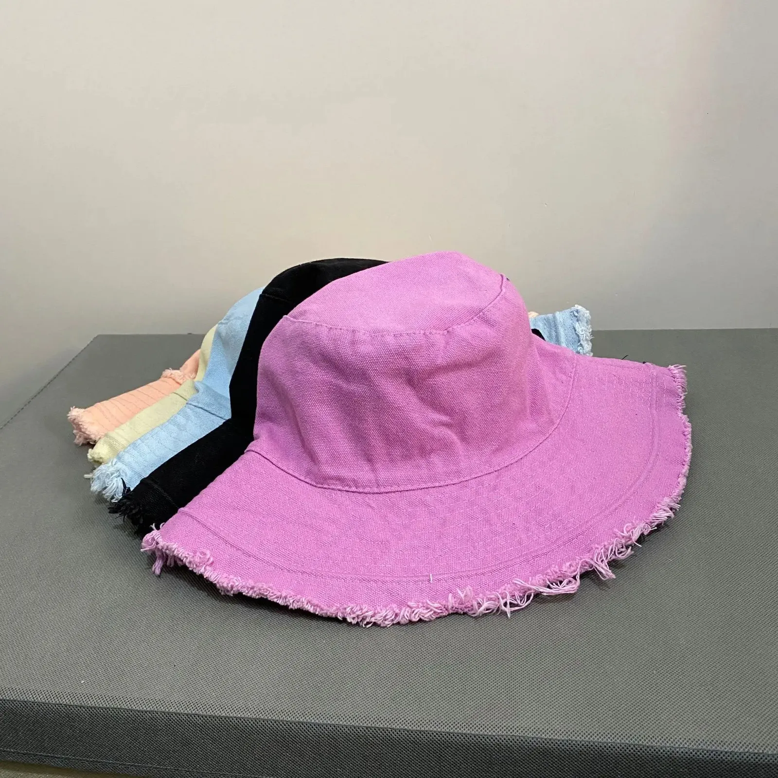 Moda Womens Cotton Bucket Hat Womens Summer e Autumn Sunset Pescherman Hat Outdoor Beach Sun Hat Sun 240428