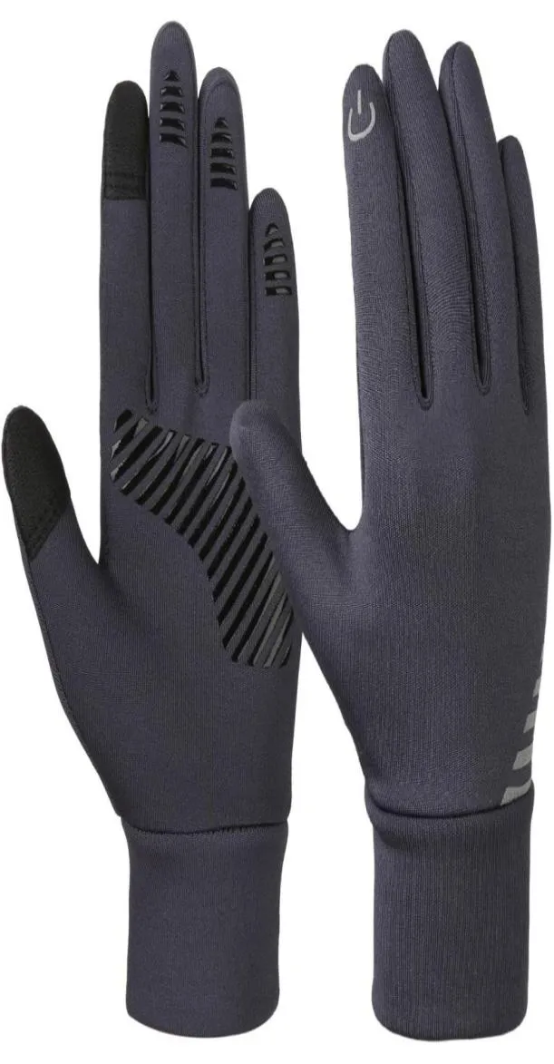Vbiger Kids Glove invernali inverno guanti touch screen sport morbidi da esterno caldo con stampa riflettente silicone strip4746918